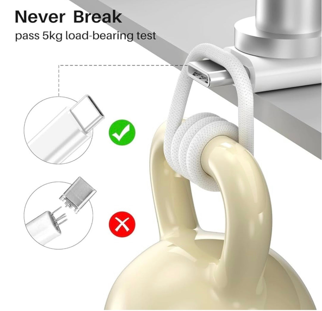 Cable USB-C vers USB-C Tréssé 60W